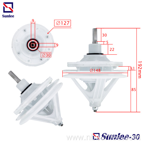 Washing machine General gearbox square shaft 9m